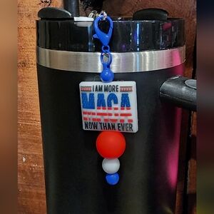 MAGA Tumbler straw charm
